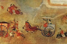 古代官员配车千奇百怪 南朝坐羊拉车被视为有品位