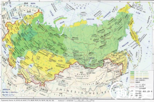 苏联——世界史苏联地图