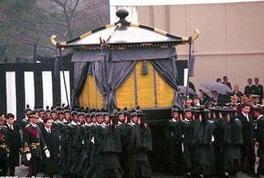 裕仁天皇葬礼：日本裕仁天皇出殡仪式（组图）