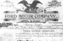 历史上的今天6月16日 亨利·福特成立汽车公司