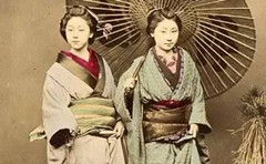 彩色老照片带您“穿越”到150年前的日本