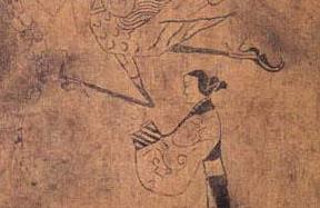 长沙楚墓帛画中的妇人形象是谁？