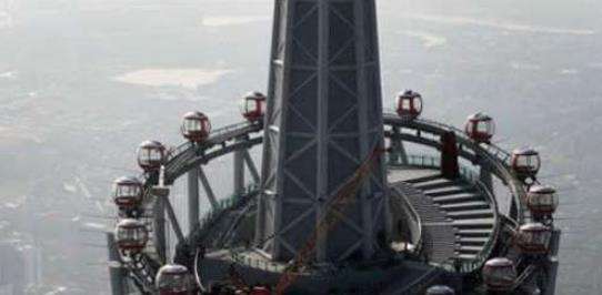 世界最高摩天轮，广州塔摩天轮高450米