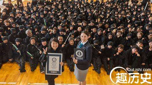 日本一60岁老人组织最大规模的忍者装集会