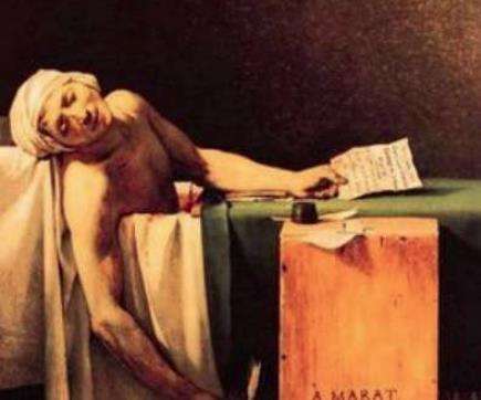 达维特的著名画作——《马拉之死》的内容与创作背景