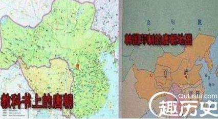 韩国出版的唐朝时期版图，唐朝竟在不知中沦陷了大半江山