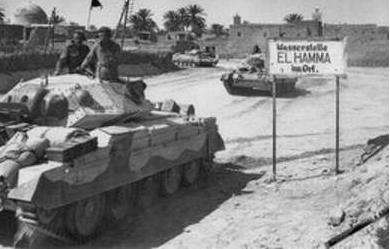 北非战场上德英两军第一次真正意义上的坦克战：战斧行动