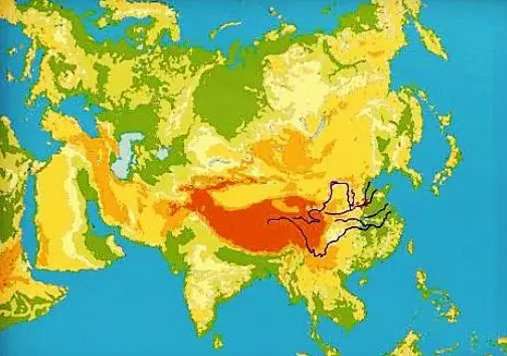 中国原本岭北行省被称为世界中心，可现在只剩下一半