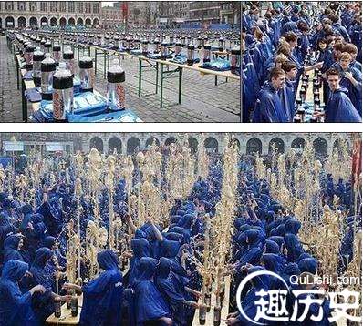 世界上最壮观的「沸腾可乐」奇观 — 1,500瓶可乐同时喷发