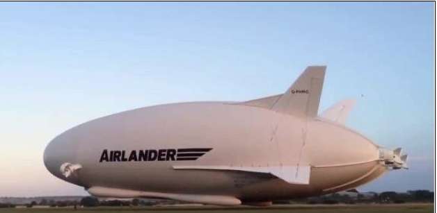 世界上最大的飞艇，英国天空登陆者长达93米(比空客A380还大)