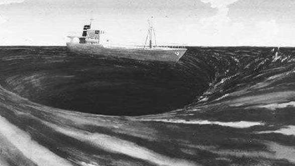 海洋漩涡黑洞:船只离奇消失连信号都无法发出