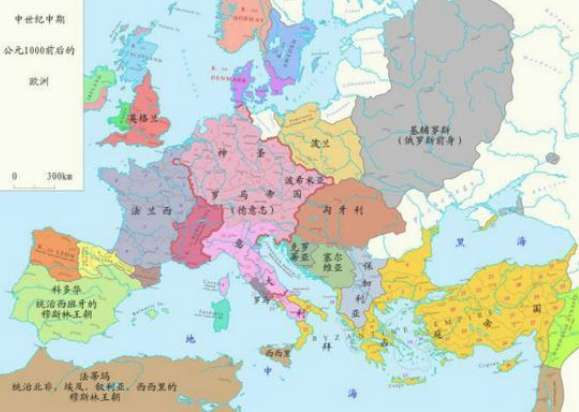 欧洲的中世纪：西罗马帝国灭亡到拜占庭帝国灭亡