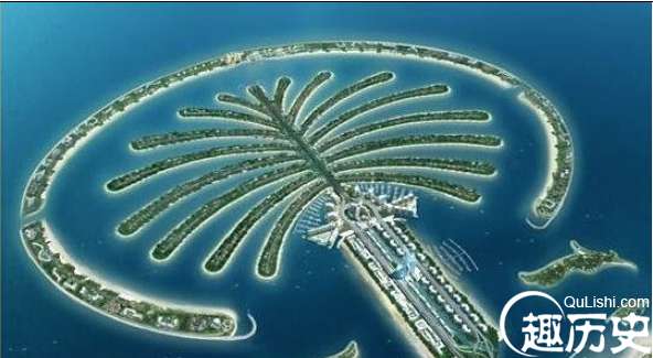 世界上最大的人工岛，极尽奢华的迪拜棕榈岛