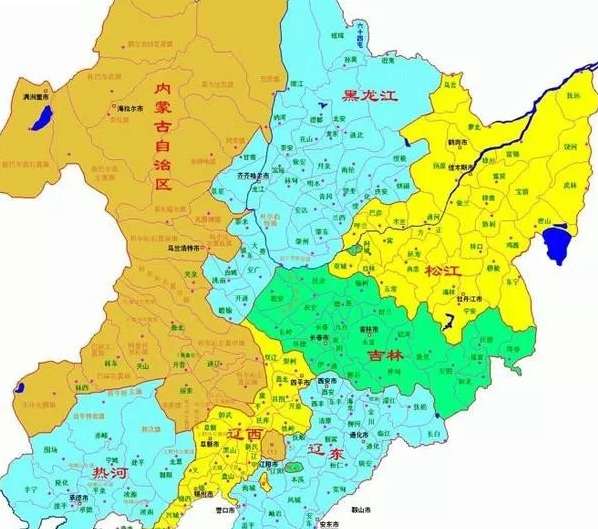 历史上的东北九省包含哪几个省?和