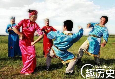 锡伯族舞蹈训练动作图片