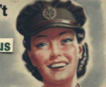 二战征兵海报用“美人计”：你若当兵 美女入怀