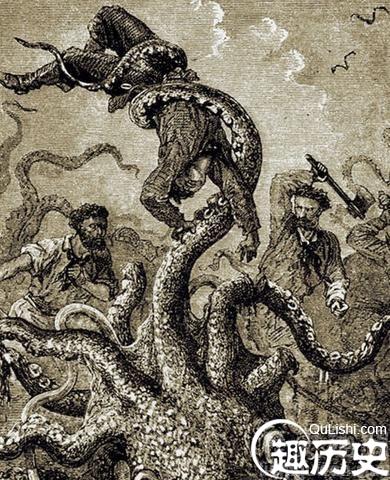凡尔纳的小说《海底两万里》的插图