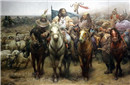 匈奴的骑兵练习拿将领妻子和坐骑来当射靶