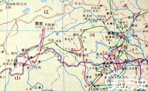 雍熙北伐地图局部图