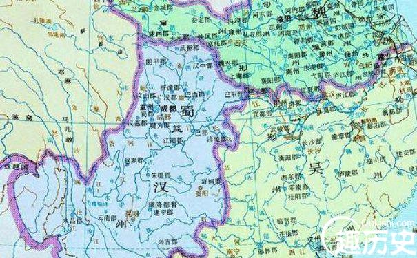 刘备鼎盛时期的地图
