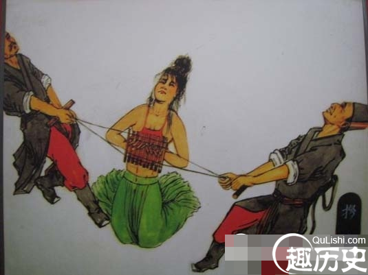 中国古代变态酷刑！女犯脱光骑木驴