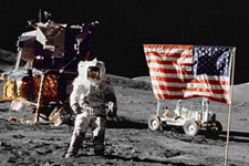 阿波罗17号宇航员登上月球