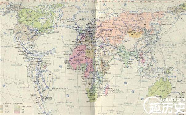 二战时期世界地图