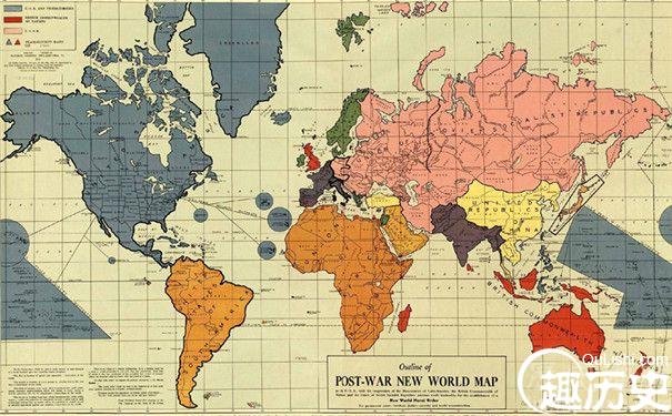 二战后的世界格局图片