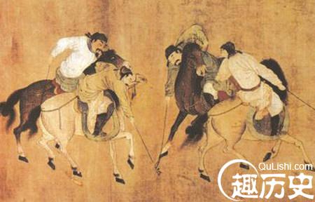 唐朝皇帝另一面：唐玄宗打马球率四人力克吐蕃十人