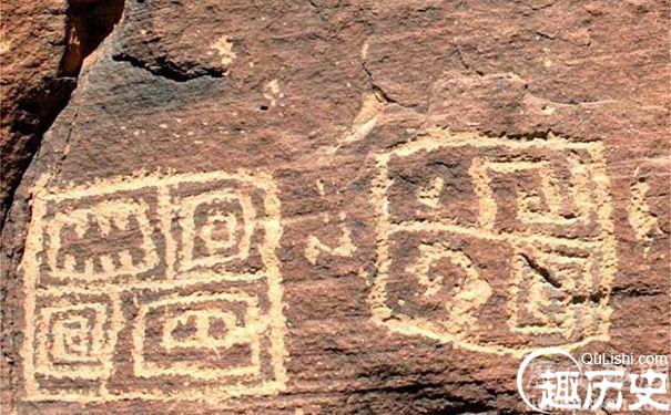 美国岩石发现类似中国象形文字符号