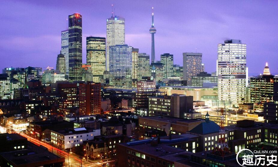 加拿大最大的城市多伦多成立