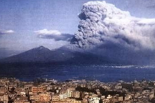 意大利维苏威火山爆发