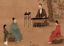 宋徽宗赵佶的《听琴图》上的三个人都是谁