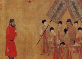 阎立本为李世民接见和亲使者所画的是什么