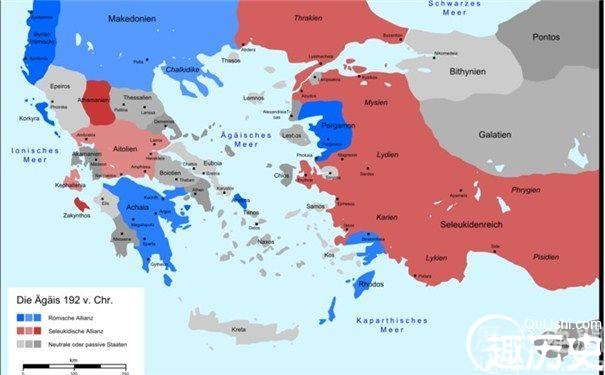 马其顿战争形势图