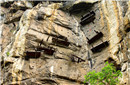 解密“三峡悬棺”千古之谜  上至500米下至30米