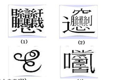 囧！中国最难的22个汉字 你见过几个？