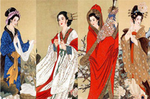 中国古代四大美女:沉鱼落雁闭月羞花分别指谁？