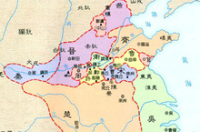 春秋战国地图与形势图 春秋与战国地图的不同