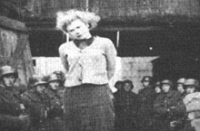 图揭苏联女英雄被德军绞死全过程【组图】