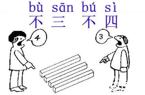 成语不三不四由来三象征整体四意为吉祥