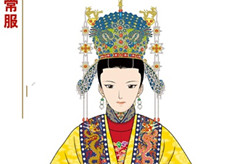 明朝服饰：明朝皇后燕居冠服