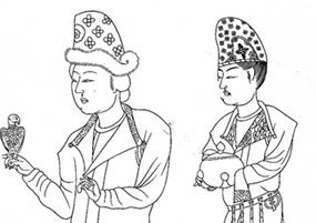 隋唐五代服饰：隋唐胡服帽