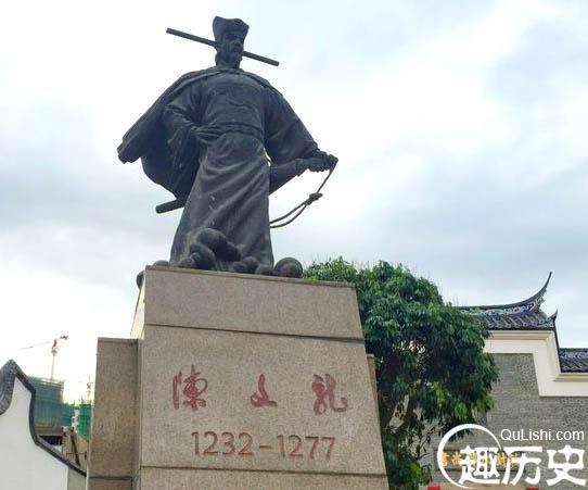 死后封神的南宋名将陈文龙，在岳飞墓前自杀殉国