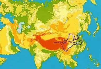 中国原本岭北行省被称为世界中心，可现在只剩下一半