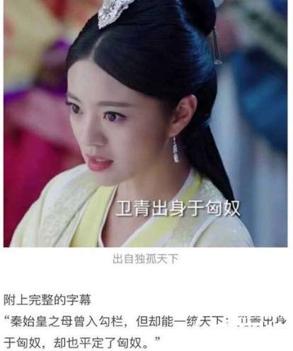 独孤天下卫青出生于匈奴是什么梗？卫青是匈奴人又是怎么回事