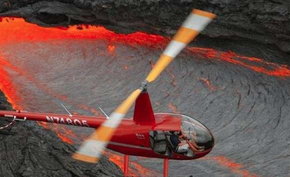 最小的火山图片