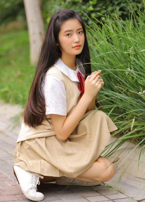 柴蔚清纯写真