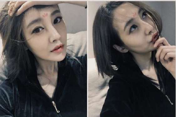 李纯精致自拍照