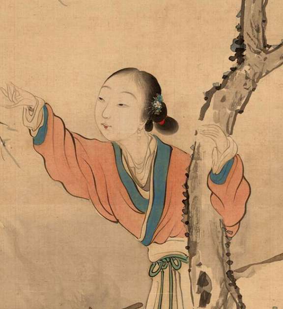 他画笔下婀娜多姿的小家碧玉，“费派”鼻祖费丹旭仕女图赏析